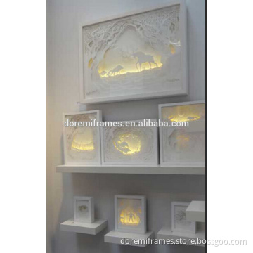 A4 particular balck and white MDF wood gift boxes export in shenzhen china